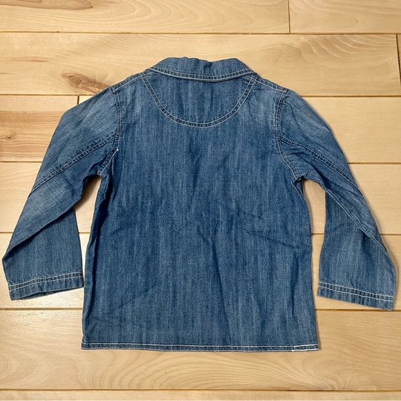 Please Mum soft denim blazer, like new condition, size 3T - Picture 5 of 6